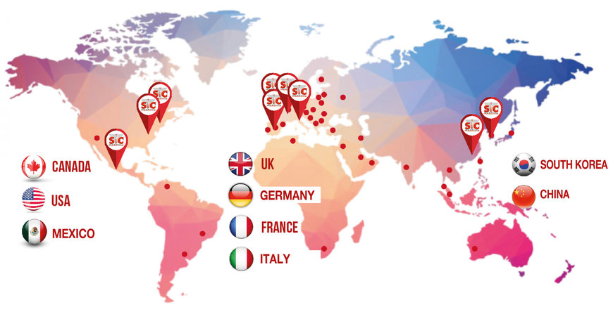 Selected as a vendor for their marking equipment by more than 150 major key Accounts, SIC Marking establishes itself as the preferred supplier for that kind of equipment around the world